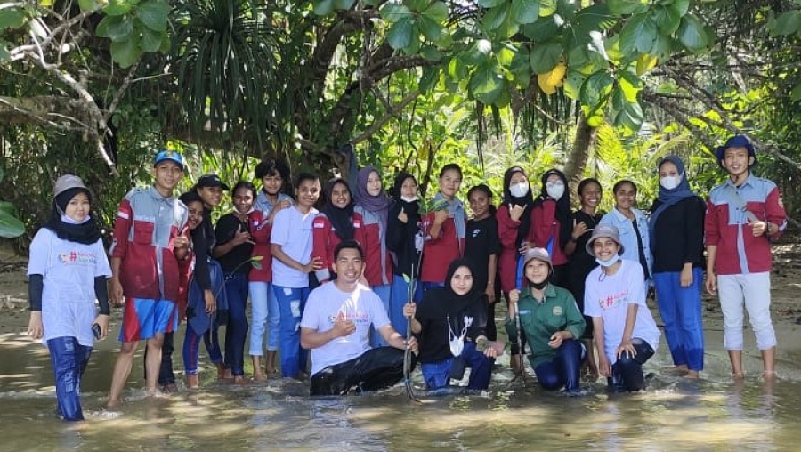 Hari Sumpah Pemuda, Mahasiswa Akuntansi bersama Yayasan Eco Nusa gelar AKSI JAGA IKLIM