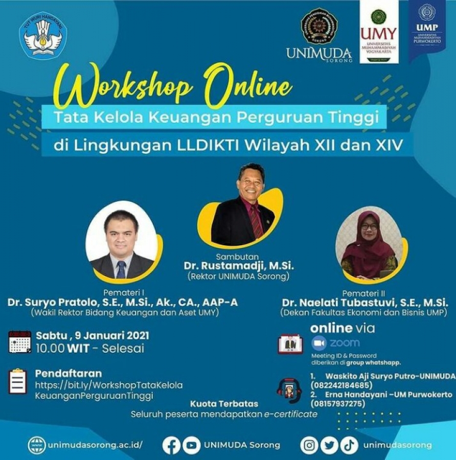 Workshop Tata Kelola Keuangan, Pengetahuan penting untuk Mahasiswa Akuntansi